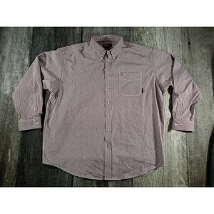 Ariat FR Shirt Mens 3XL Red Plaid Bell Work Shirt Flame Resistant Weld Workwear
